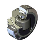 Combined bearing for steel C-sections
