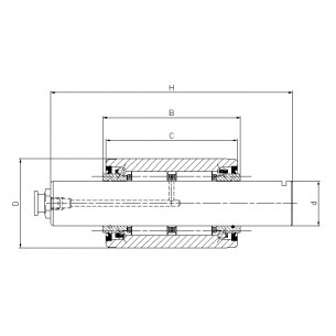 Back-up rollers with stud 2 8020 2d