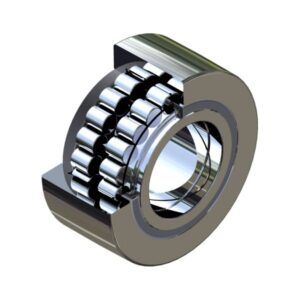 Rulli di contrasto a rulli cilindrici a pieno riempimento con bordino di guida assiale Full complement track roller – yoke type