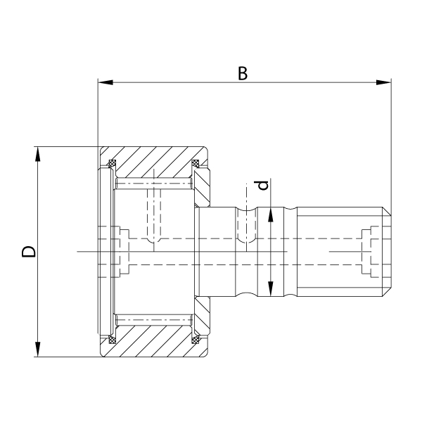 Stud type track rollers with or without an eccentric axle box – full complement needle track roller 2 2008 2d