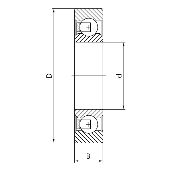 Single row track roller - yoke type 2 2020 2d