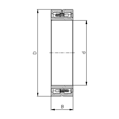 High Precision two rows cylindrical roller bearing 2 6014 2d