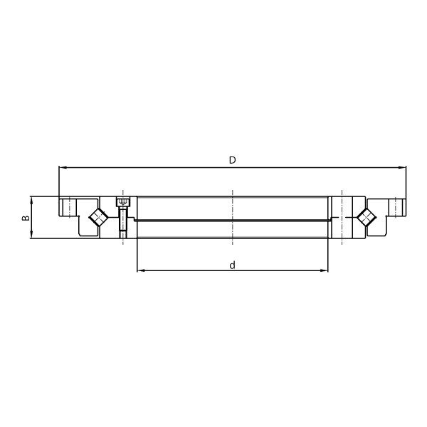 Crossed roller bearing 2 6037 2d